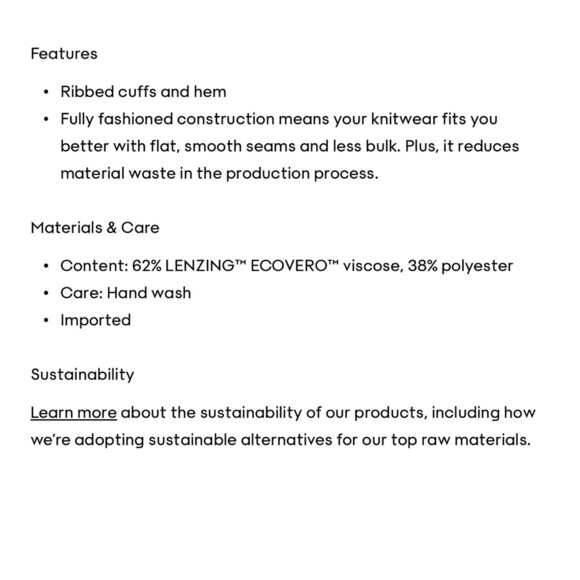 WILFRED ARITZIA Cove Black Sweater Button Down Dress - Picture 12 of 12